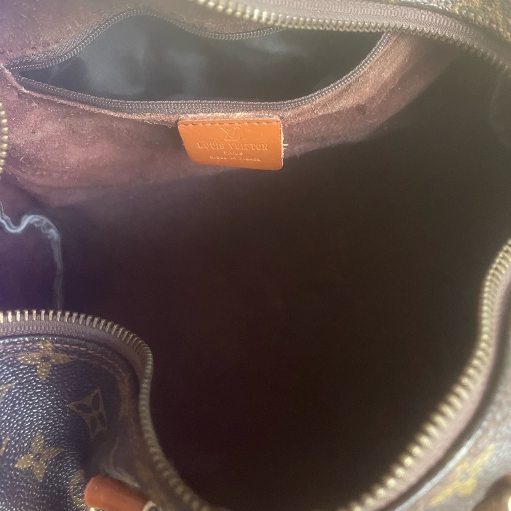 Louis Vuitton Brown and Tan Monogram Bag